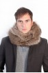 Raccoon fur scarf-stole